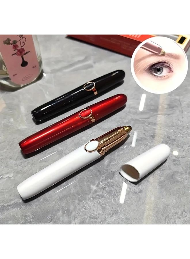 Black Eyebrow Hair Remover Razor USB Rechargeable Trimmer For Women And Men - Image 4